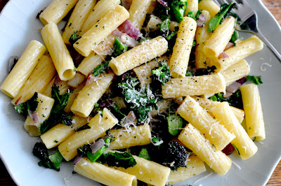 Recipe: Rigatoni With Purple Sprouting Broccoli, Chilli, Garlic & Onions — Uyen Luu